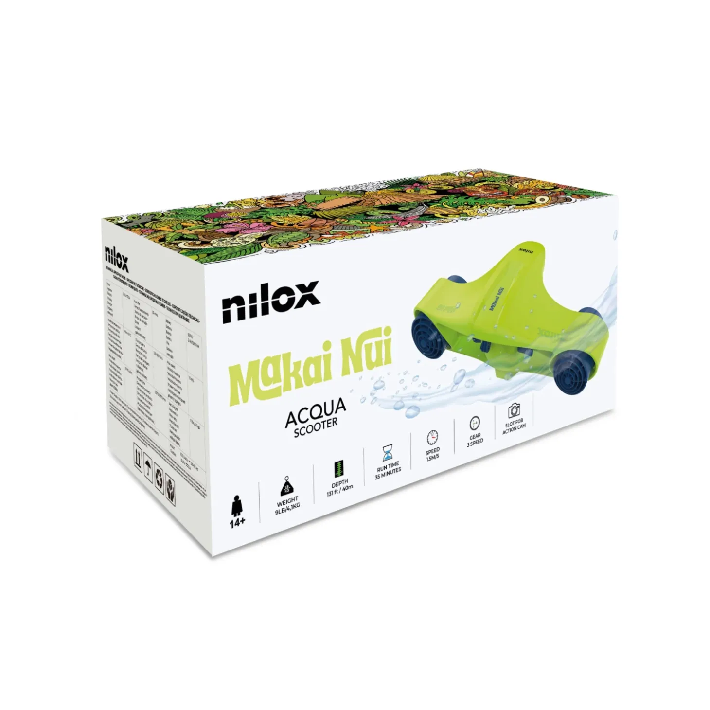 NILOX Water Scooter NXWTRSCOOTER2YL
