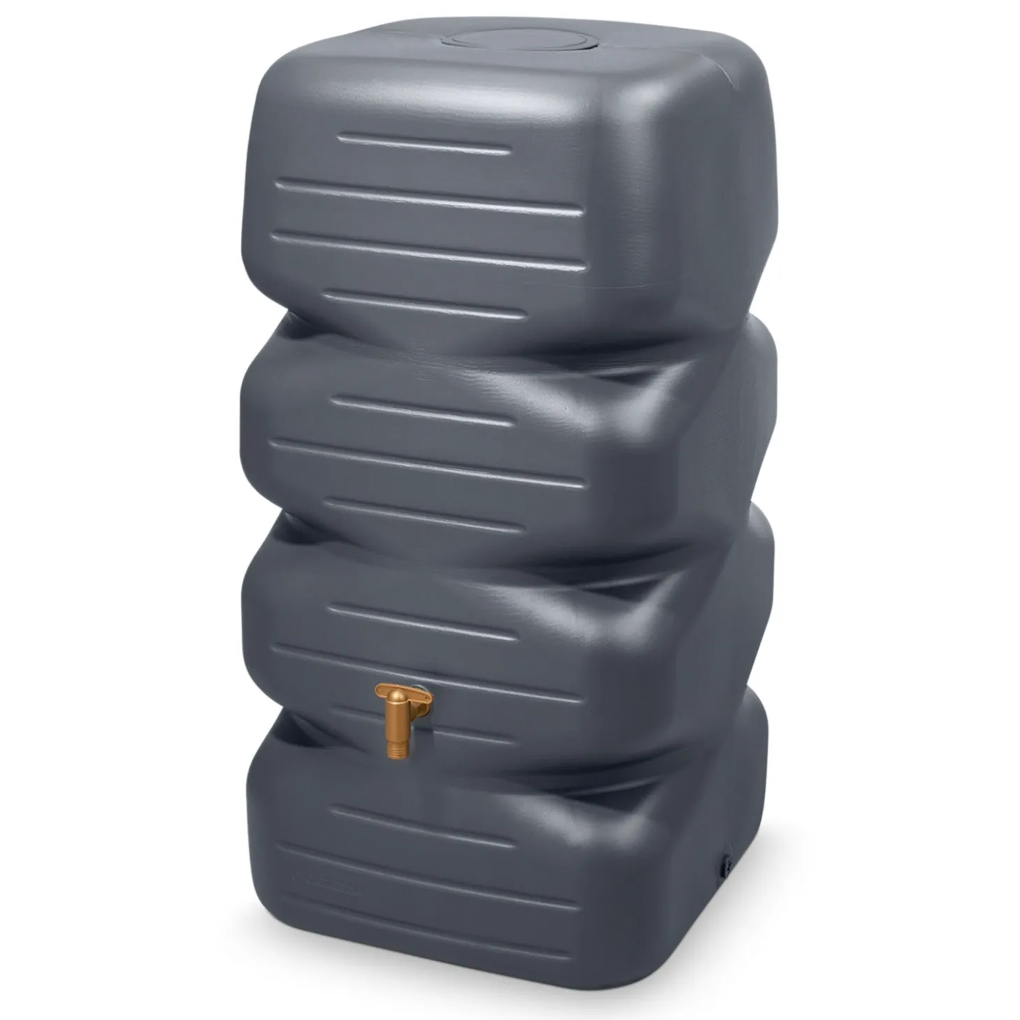 Regentonne Komplett-Set 340 Liter graphite grey