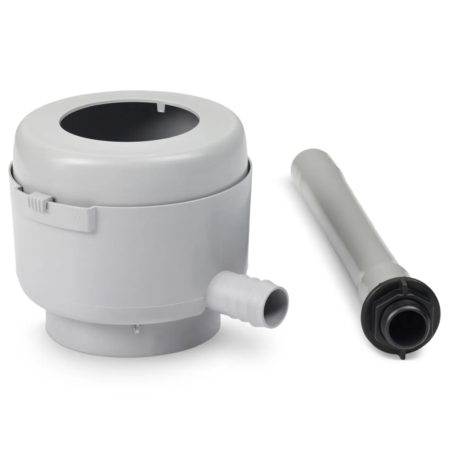 Regentonne Komplett-Set 340 Liter graphite grey
