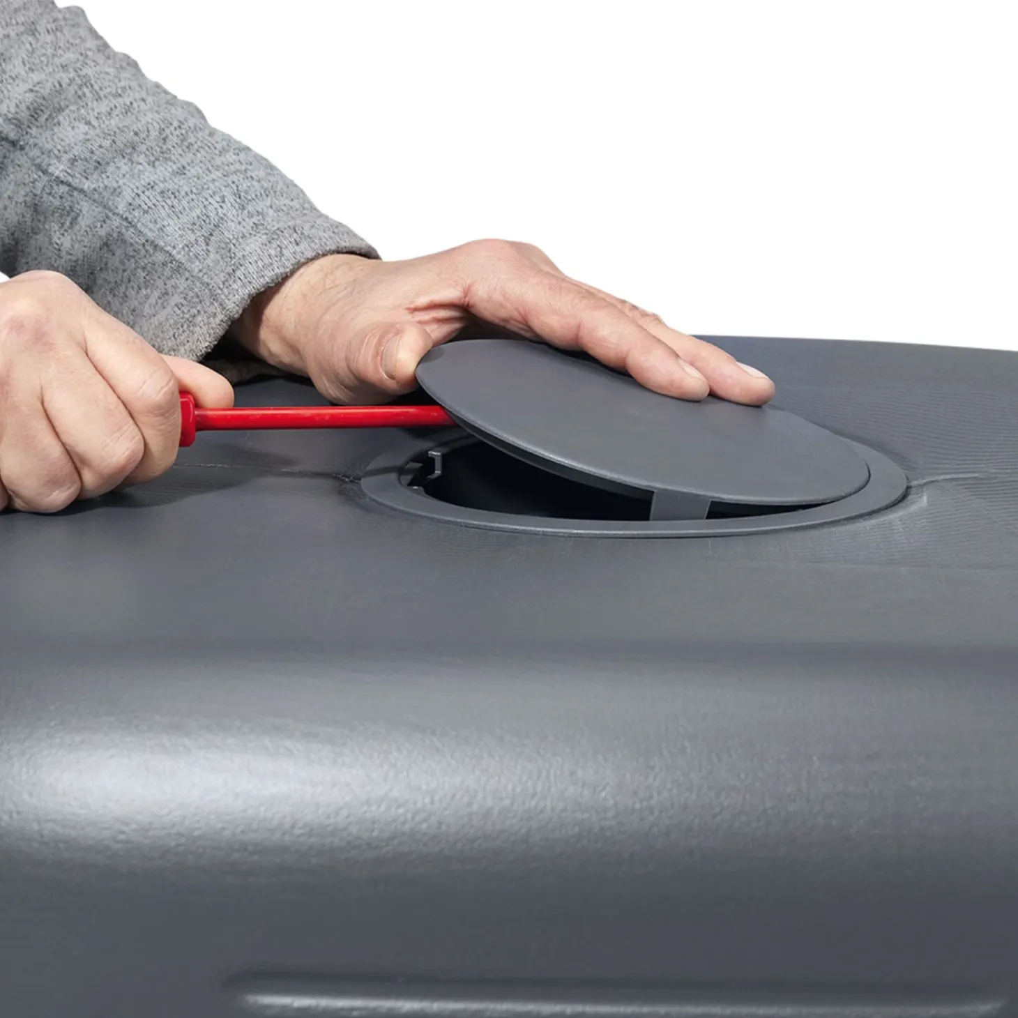 Regentonne Komplett-Set 340 Liter graphite grey