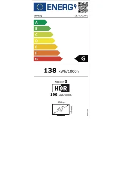 SAMSUNG 75" (189cm) Crystal UHD Smart TV
