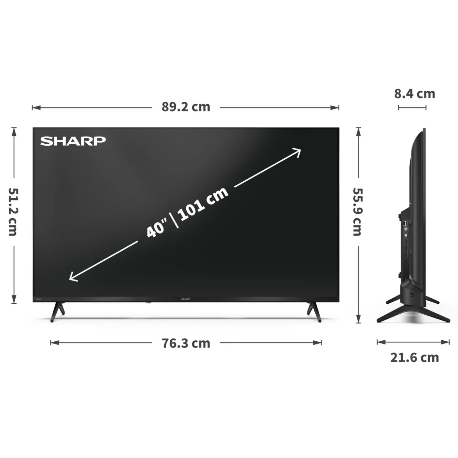 SHARP 40” (101cm) Full HD Smart TV