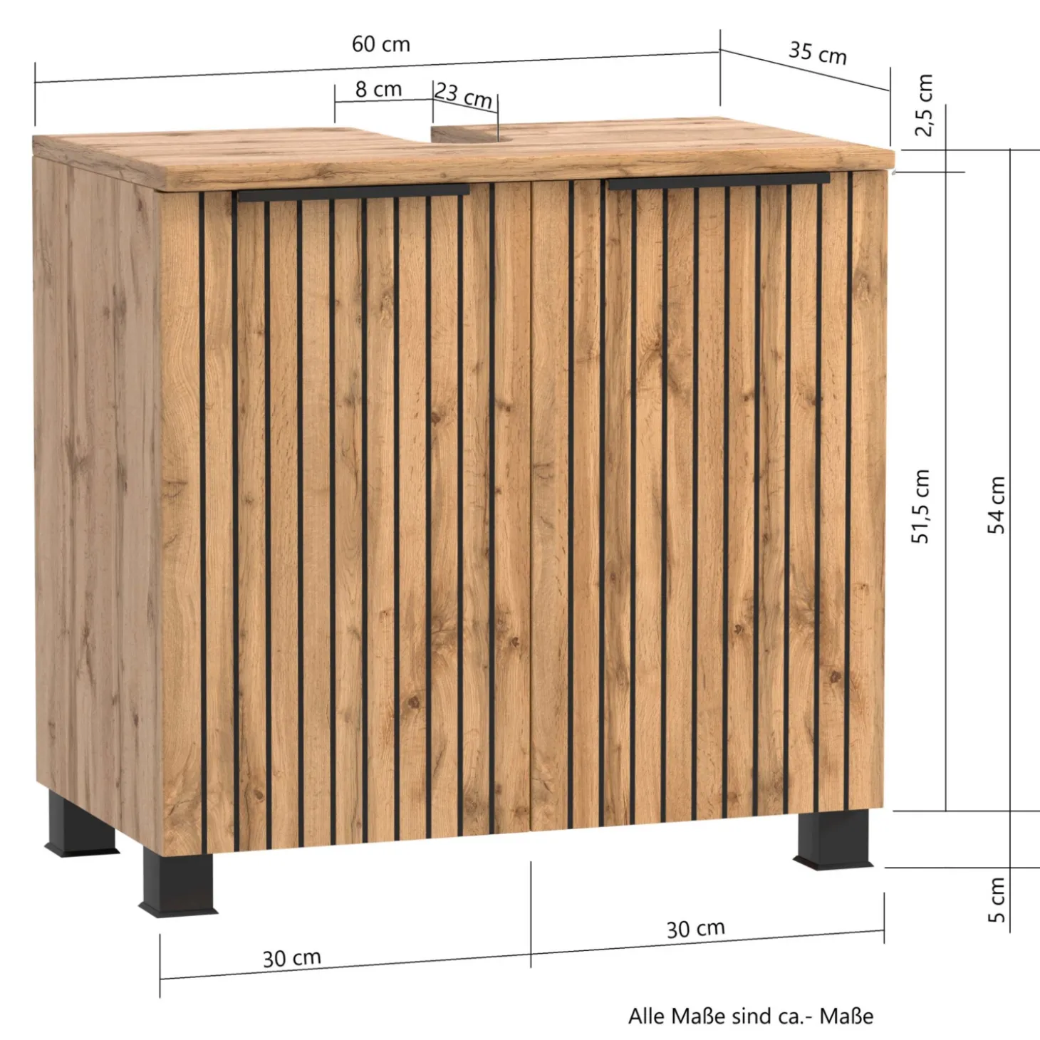 Unterbeckenschrank