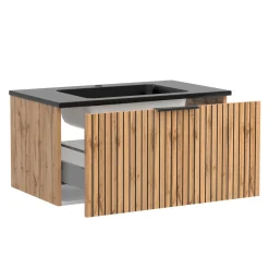 Waschtisch 80 cm schwarz